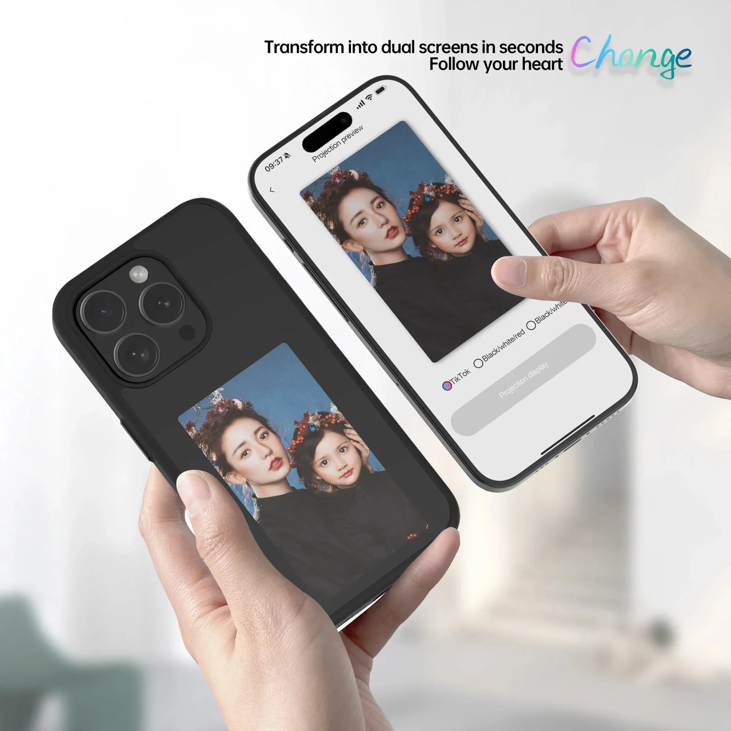 Creative cace™ Smart E-Ink iPhone Case