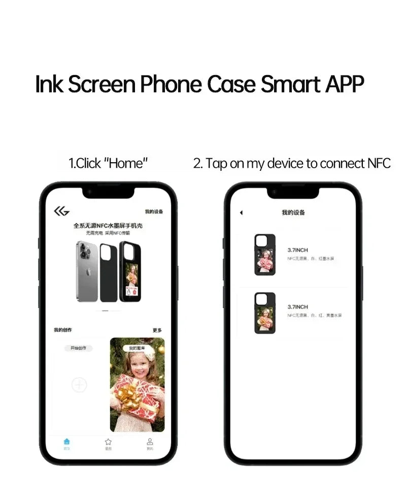 Creative cace™ Smart E-Ink iPhone Case